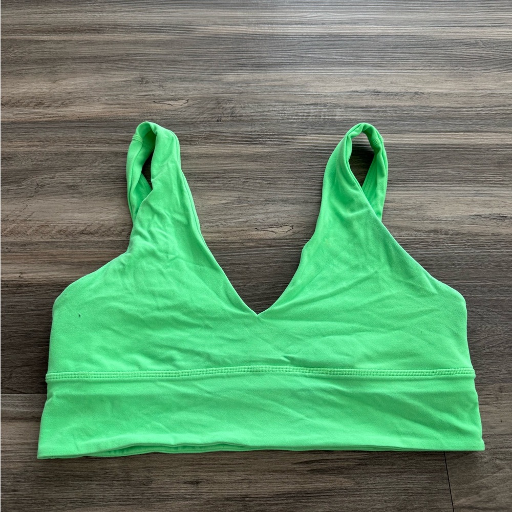 lululemon Align™ V-Neck Bra *Light Support, A/B Cup, Pistachio